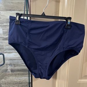 Lands End Navy -16 swim bottoms